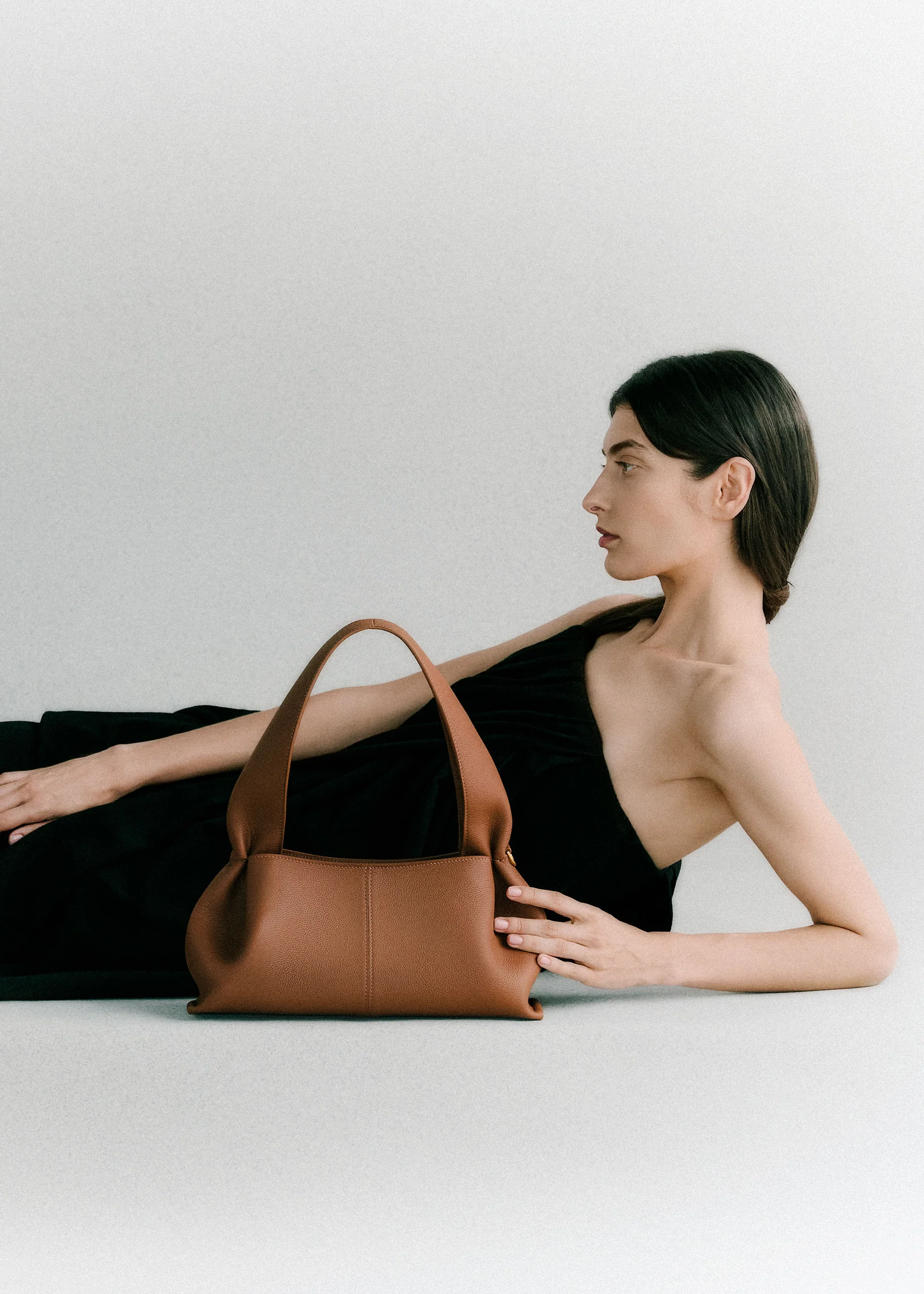 Sac Polène NUMÉRO NEUF EAST-WEST — Camel Grainé