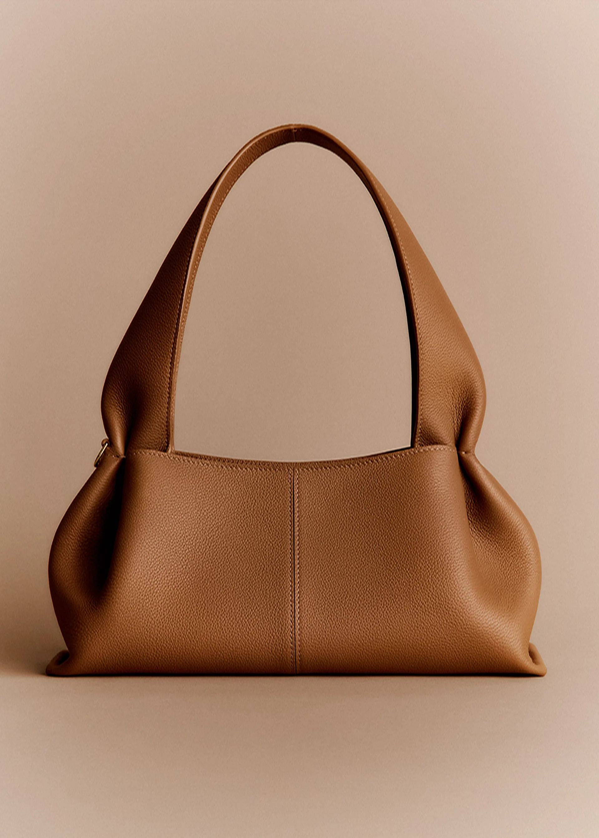 Sac Polène NUMÉRO NEUF EAST-WEST — Camel Grainé